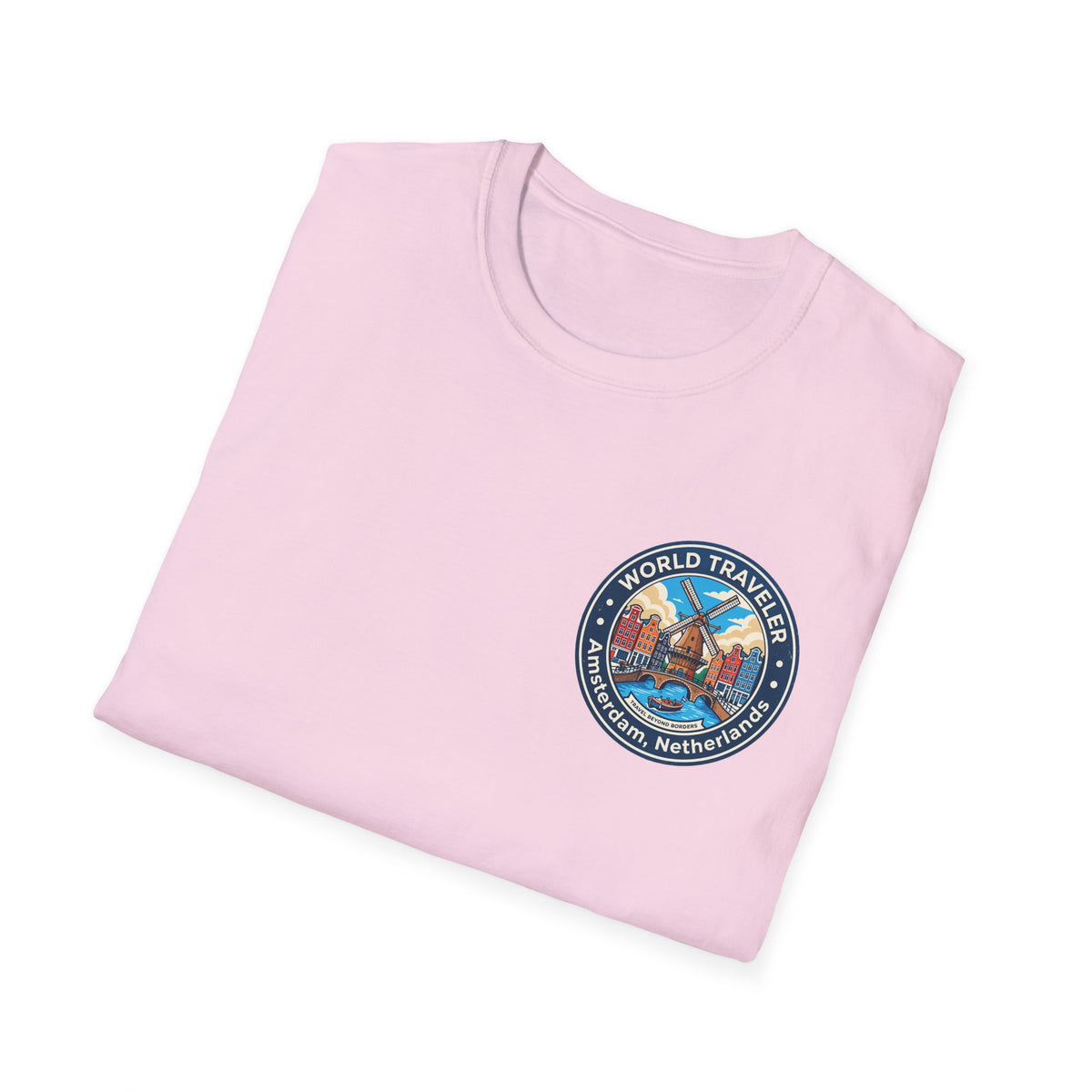 Amsterdam World Traveler Unisex Softstyle T-Shirt