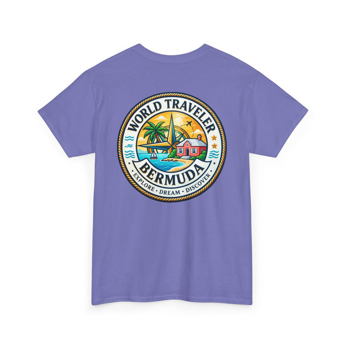 Bermuda World Traveler Unisex Heavy Cotton Tee