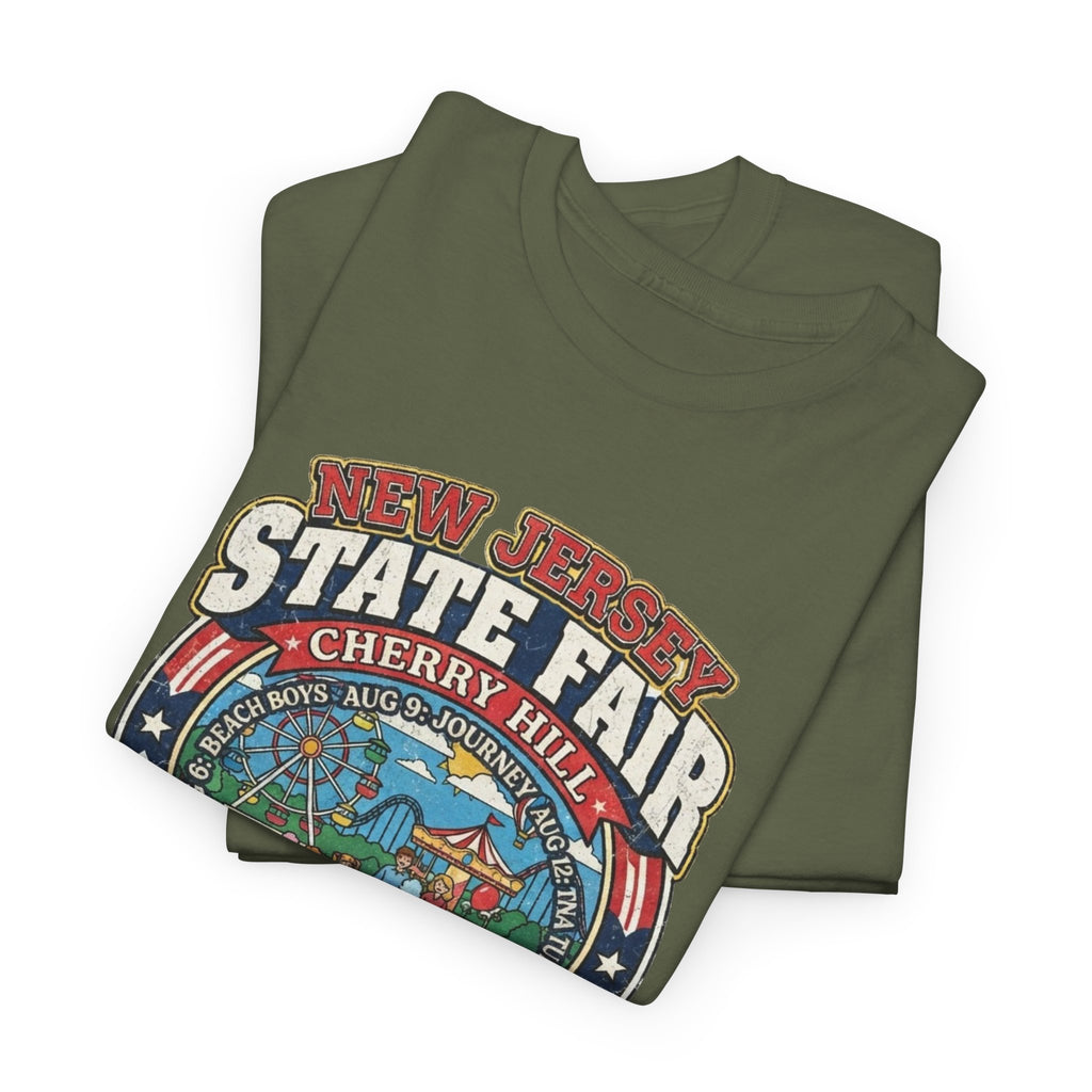 Nj State Fair 1986 vintage graphic Unisex Heavy Cotton Tee