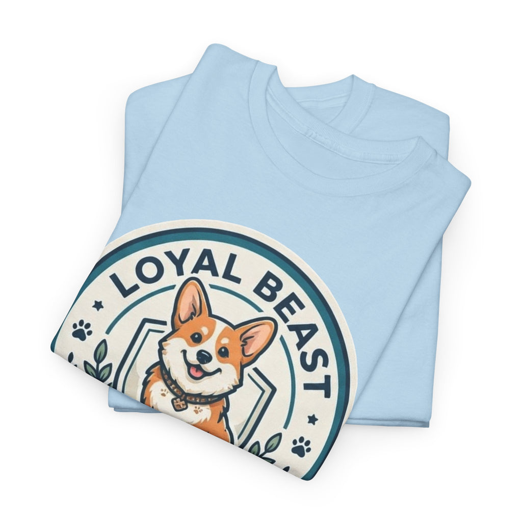 Loyal Beast Corgi Unisex Heavy Cotton Tee