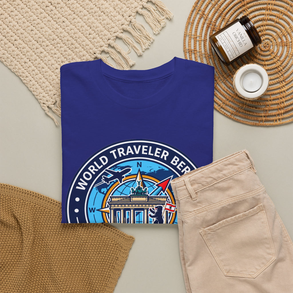 Berlin, Germany World Traveler Unisex Heavy Cotton Tee