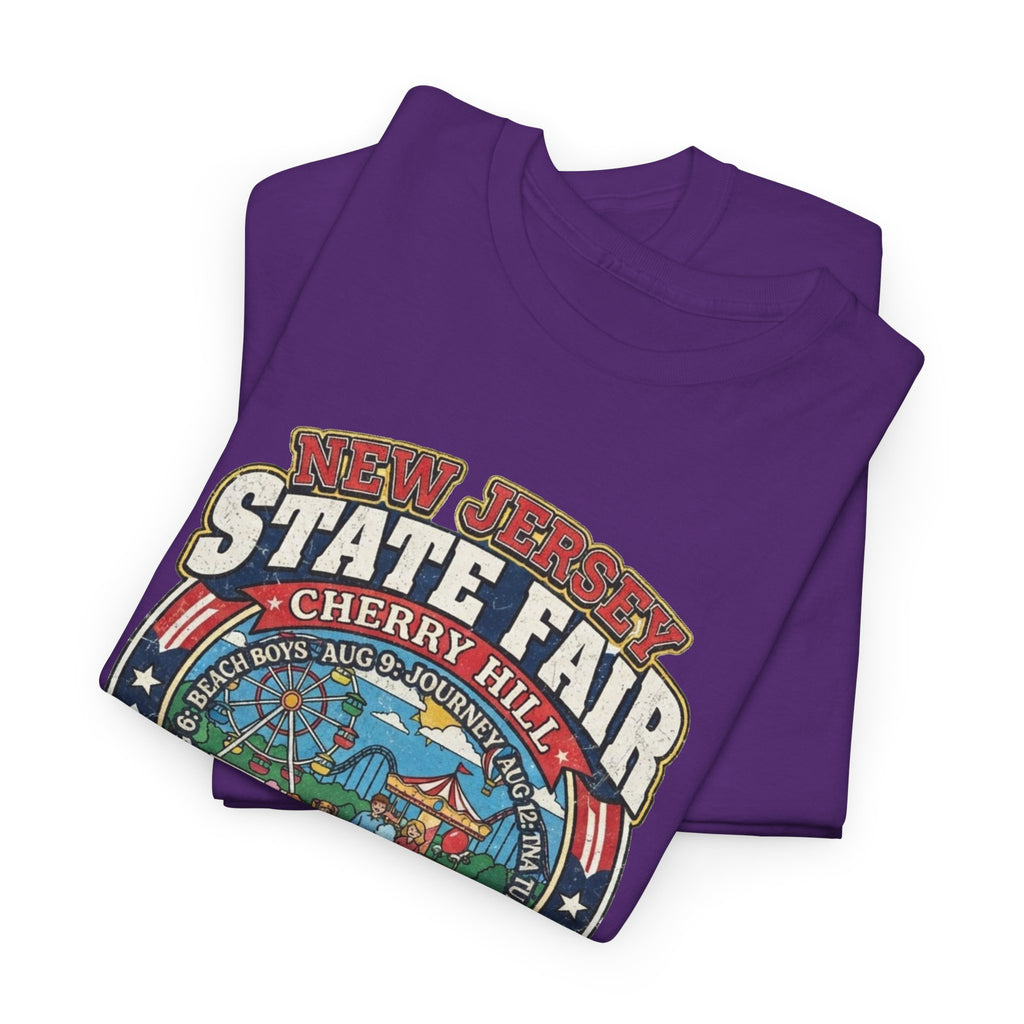 Nj State Fair 1986 vintage graphic Unisex Heavy Cotton Tee