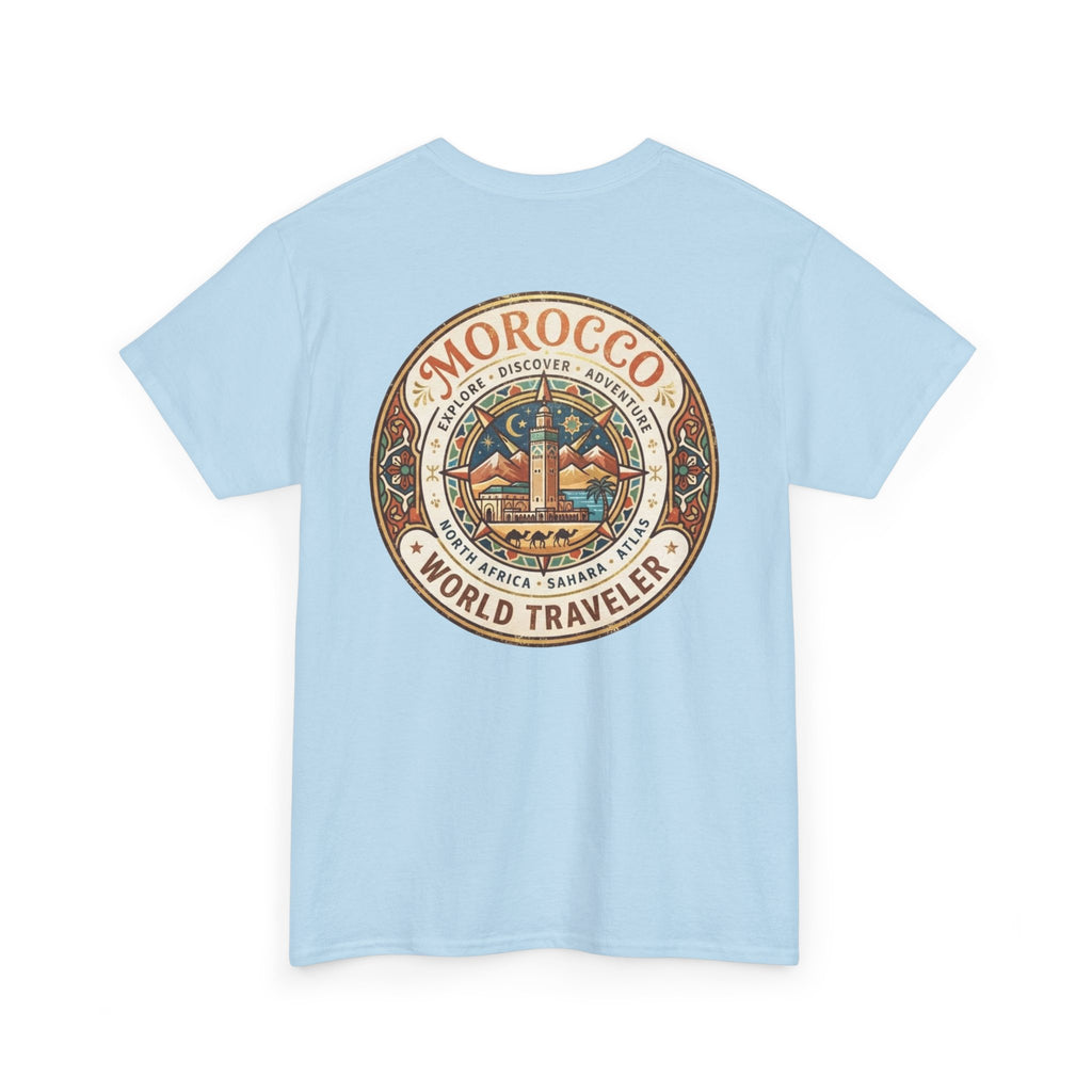 Morocco World Traveler Unisex Heavy Cotton Tee