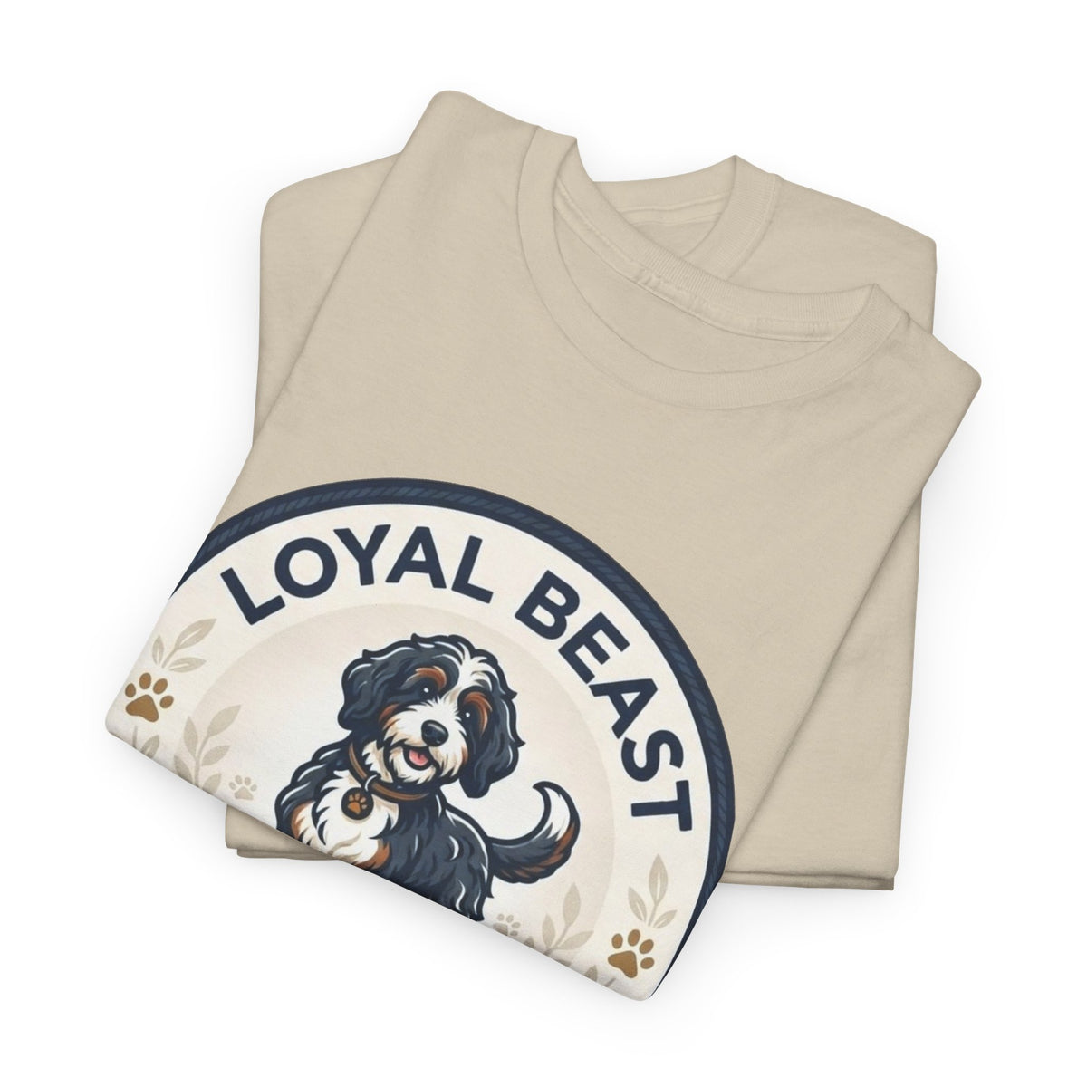 Loyal Beast Bernadoodle Unisex Heavy Cotton Tee