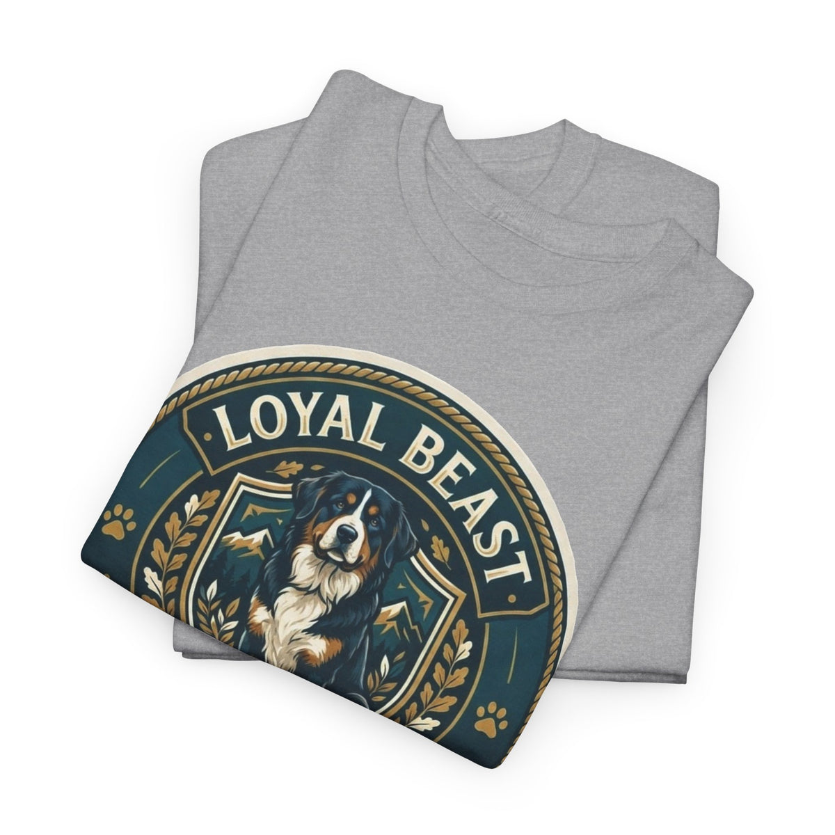 Loyal Beast Bernese Mountain Dog Unisex Heavy Cotton Tee