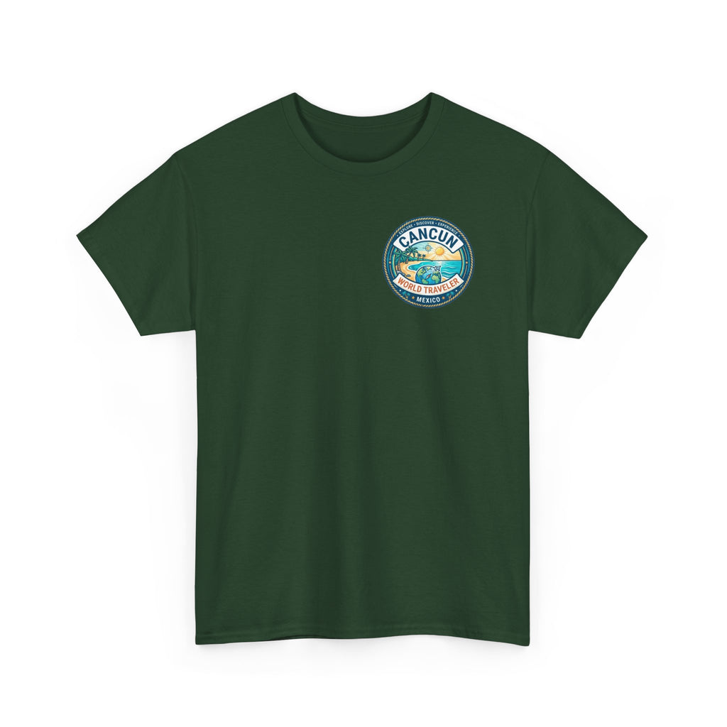 Cancun, Mexico World Traveler Unisex Heavy Cotton Tee