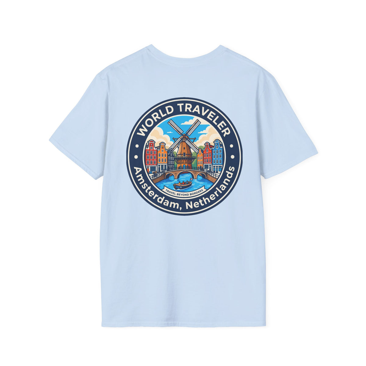 Amsterdam World Traveler Unisex Softstyle T-Shirt