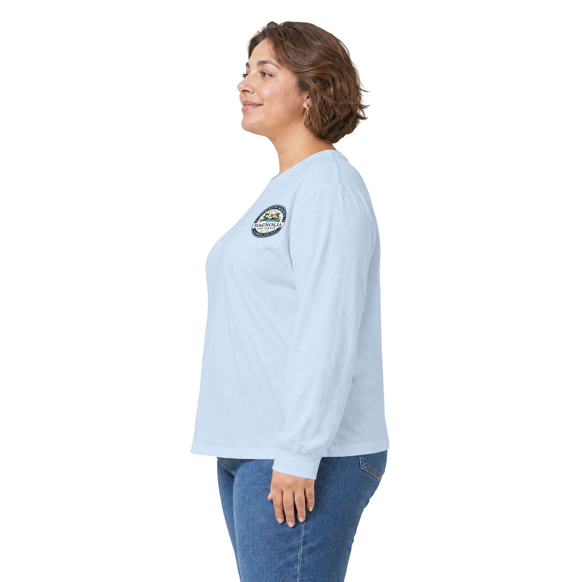 Magnolia, NJ Front and Back Logo Long Sleeve Tee Unisex Ultra Cotton