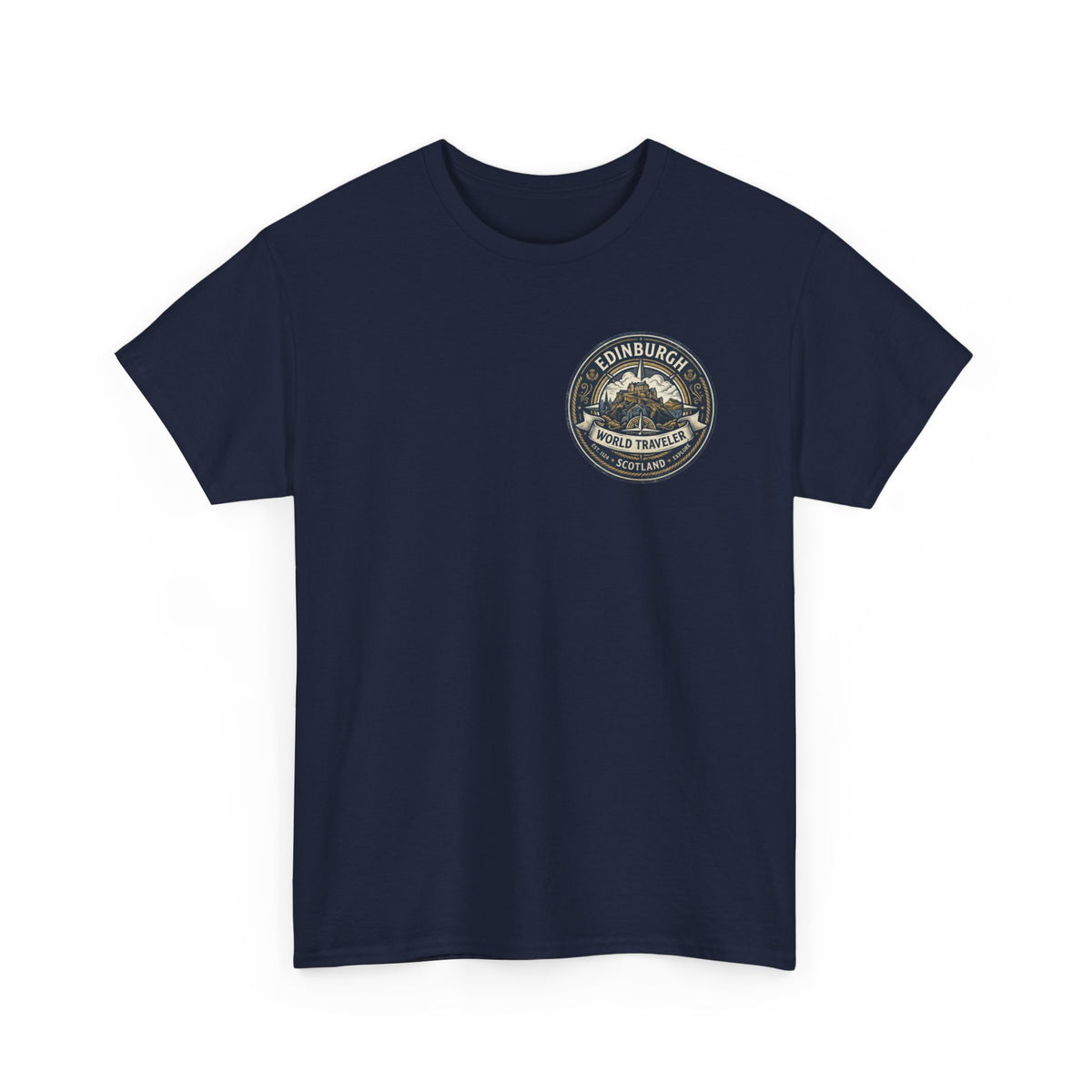Edinburgh, Scotland World Traveler Unisex Heavy Cotton Tee