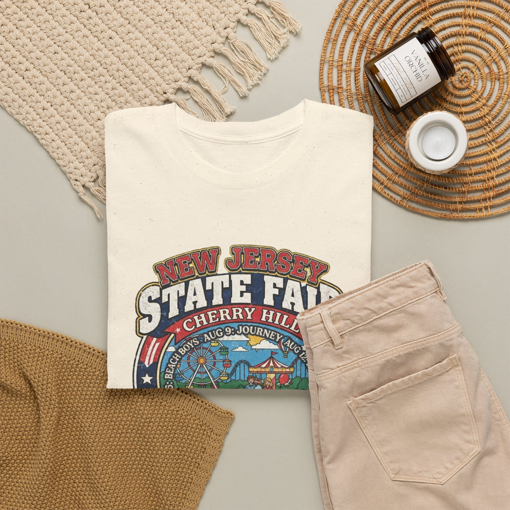 Nj State Fair 1986 vintage graphic Unisex Heavy Cotton Tee