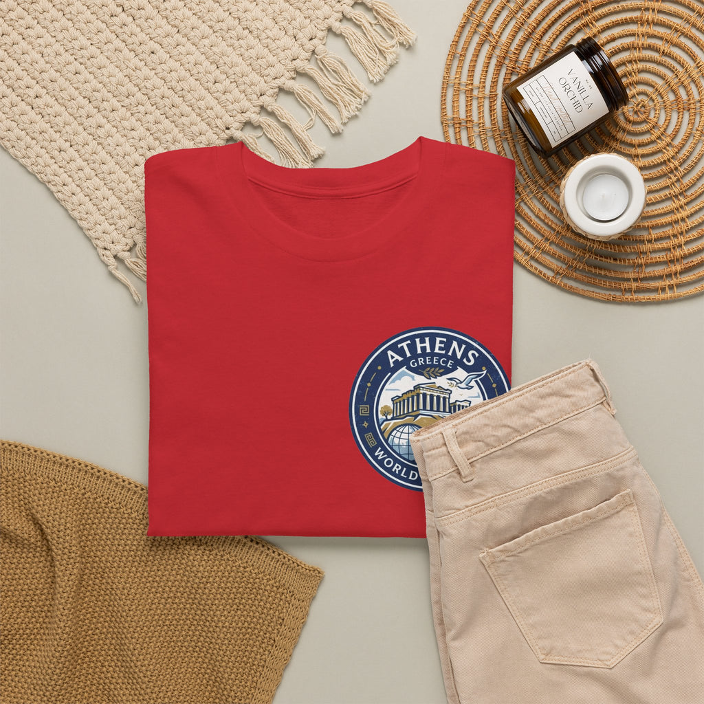 Athens, Greece World Traveler Unisex Heavy Cotton Tee