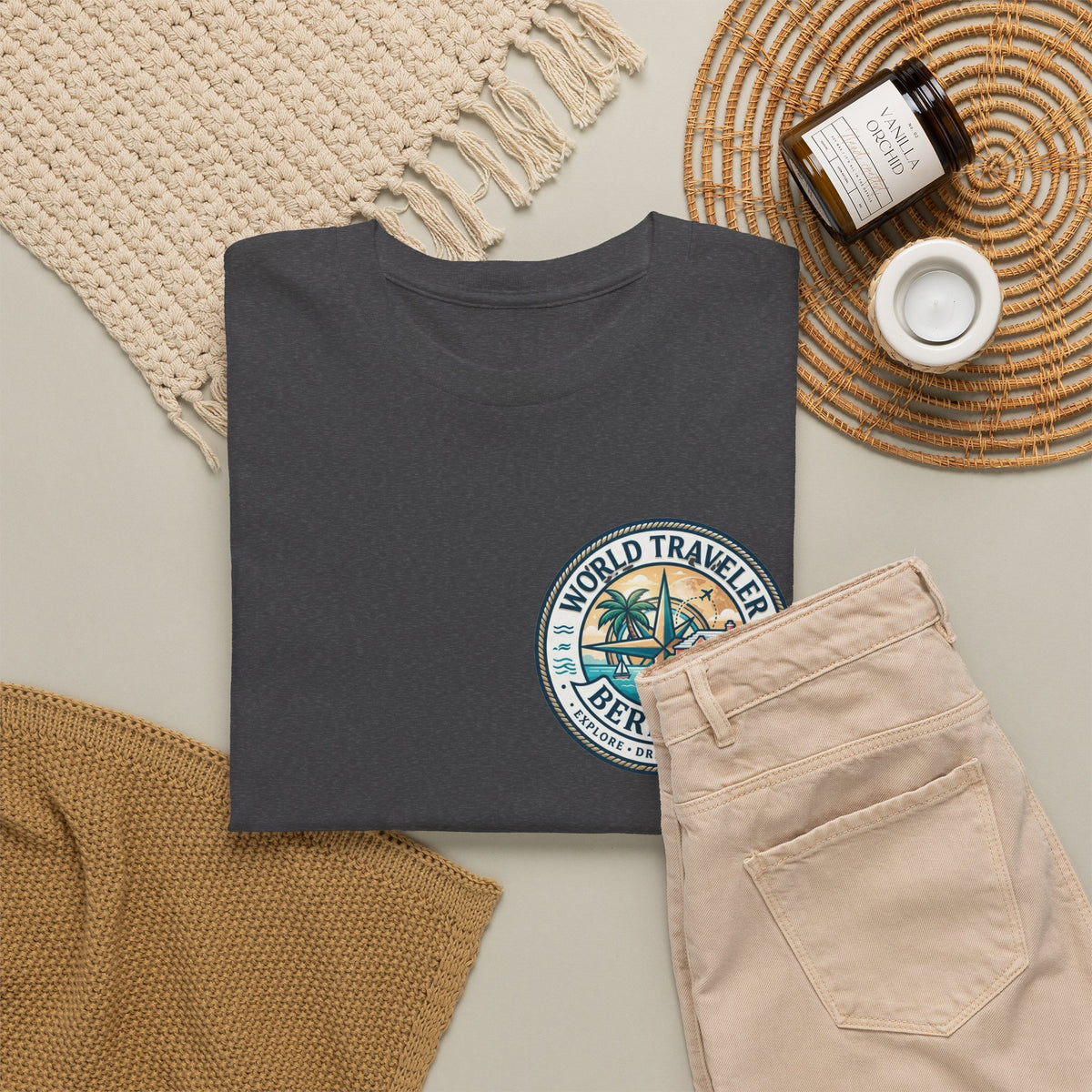 Bermuda World Traveler Unisex Heavy Cotton Tee
