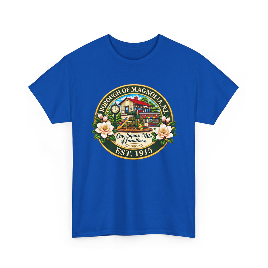 Magnolia, NJ Front Logo Unisex Heavy Cotton Tee