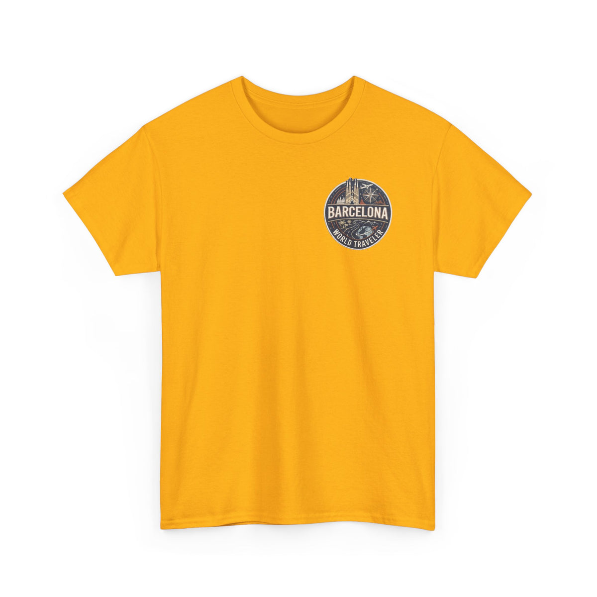 Barcelona World Traveler Unisex Heavy Cotton Tee