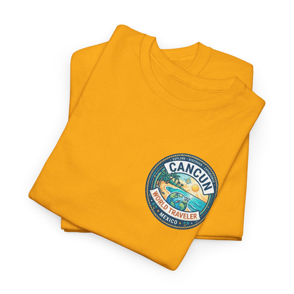 Cancun, Mexico World Traveler Unisex Heavy Cotton Tee