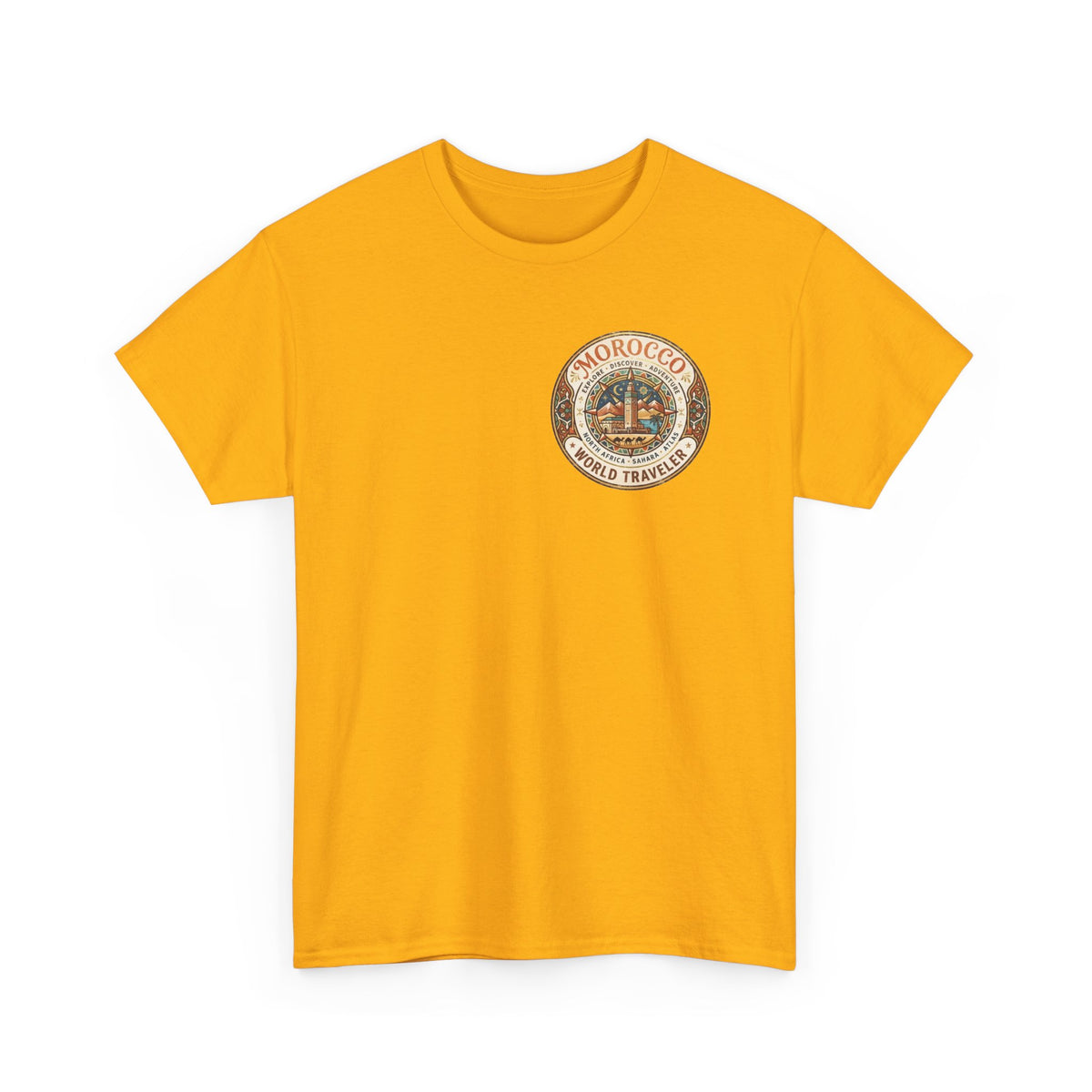 Morocco World Traveler Unisex Heavy Cotton Tee
