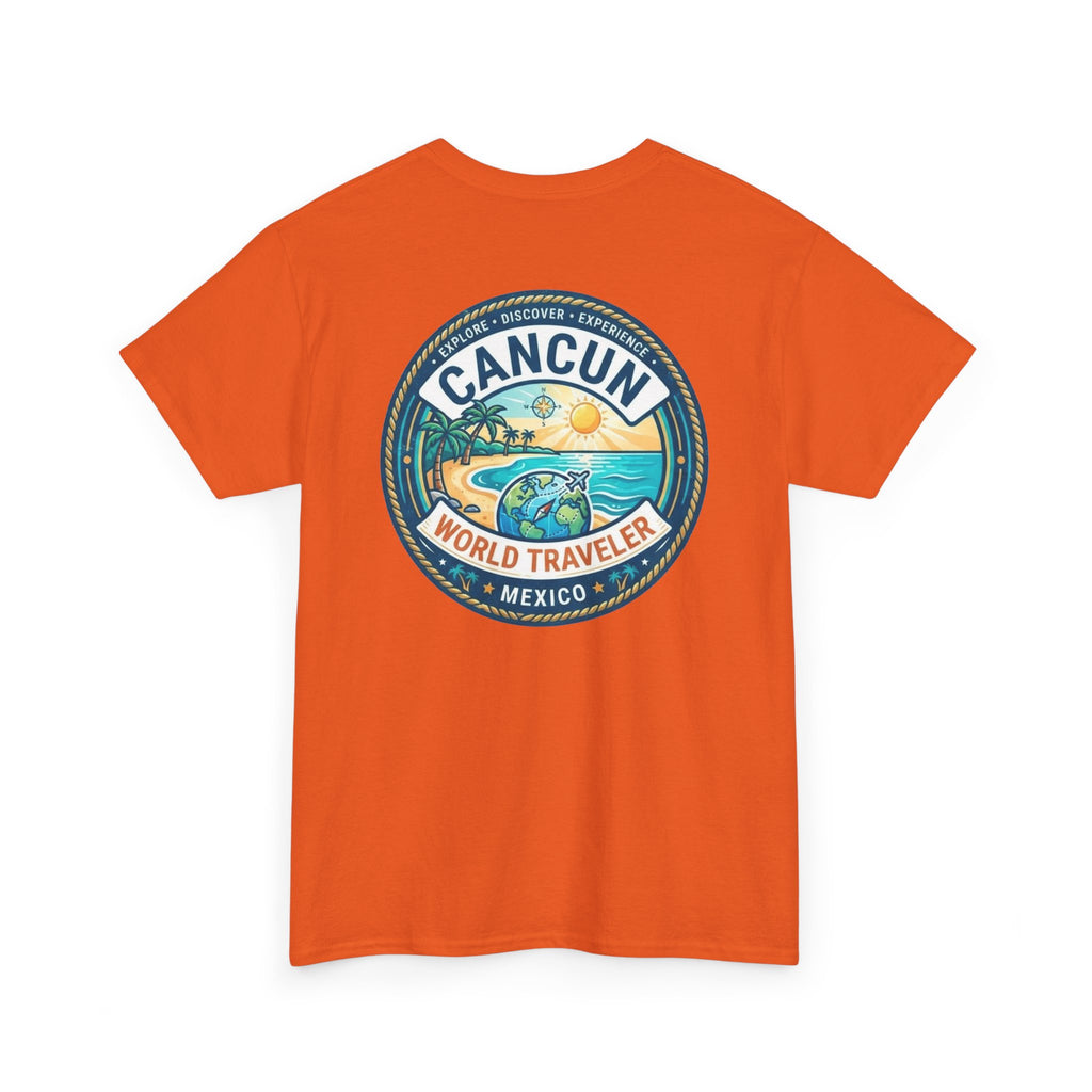 Cancun, Mexico World Traveler Unisex Heavy Cotton Tee