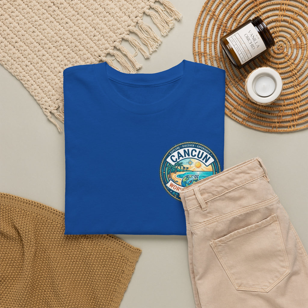 Cancun, Mexico World Traveler Unisex Heavy Cotton Tee