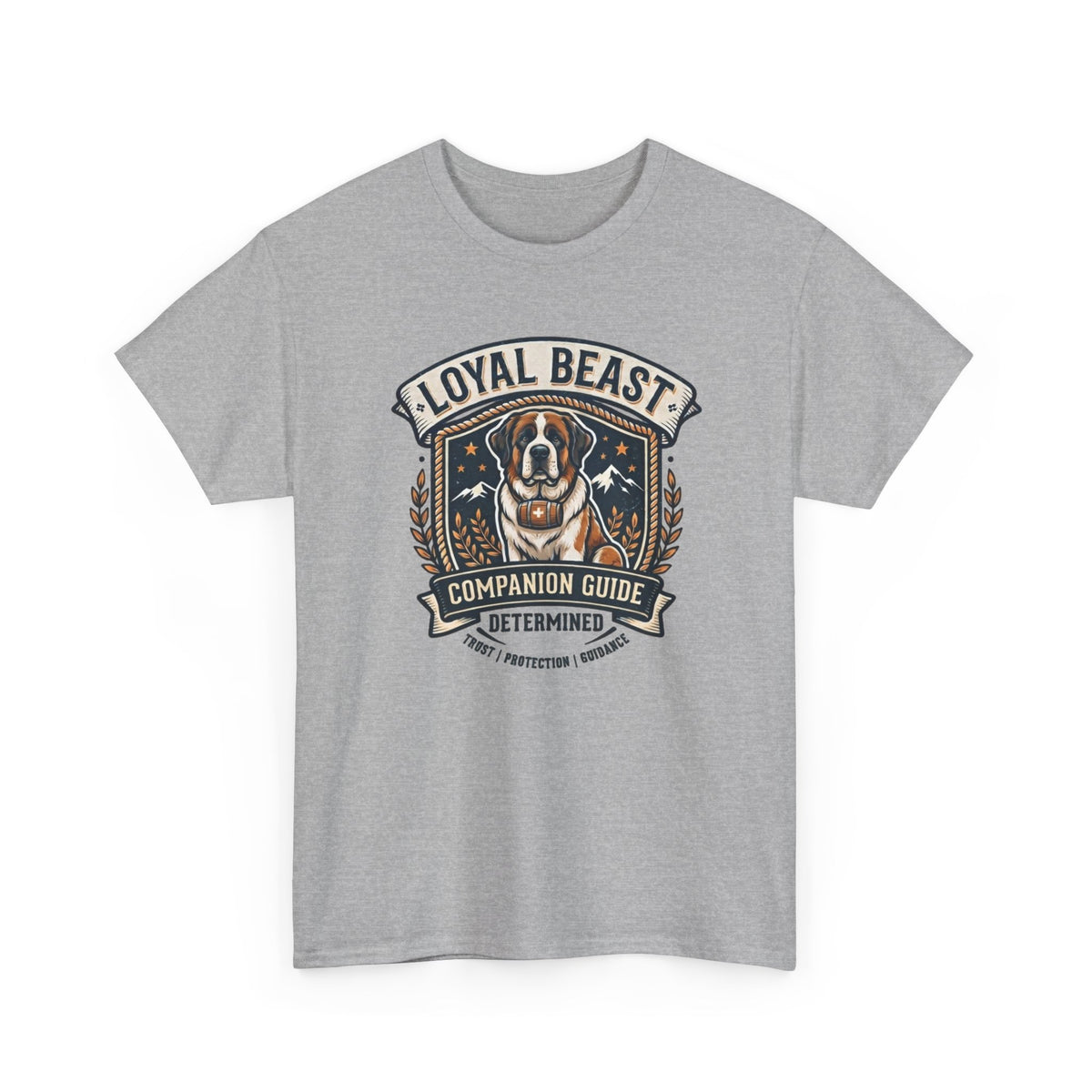 Loyal Beast Saint Bernard Unisex Heavy Cotton Tee