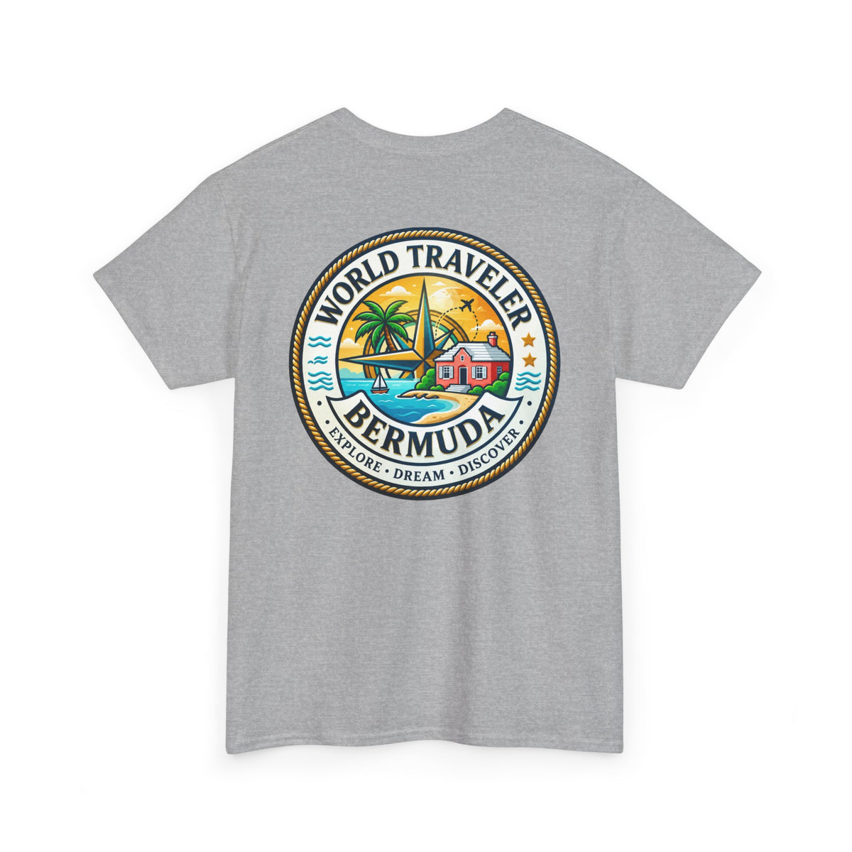 Bermuda World Traveler Unisex Heavy Cotton Tee