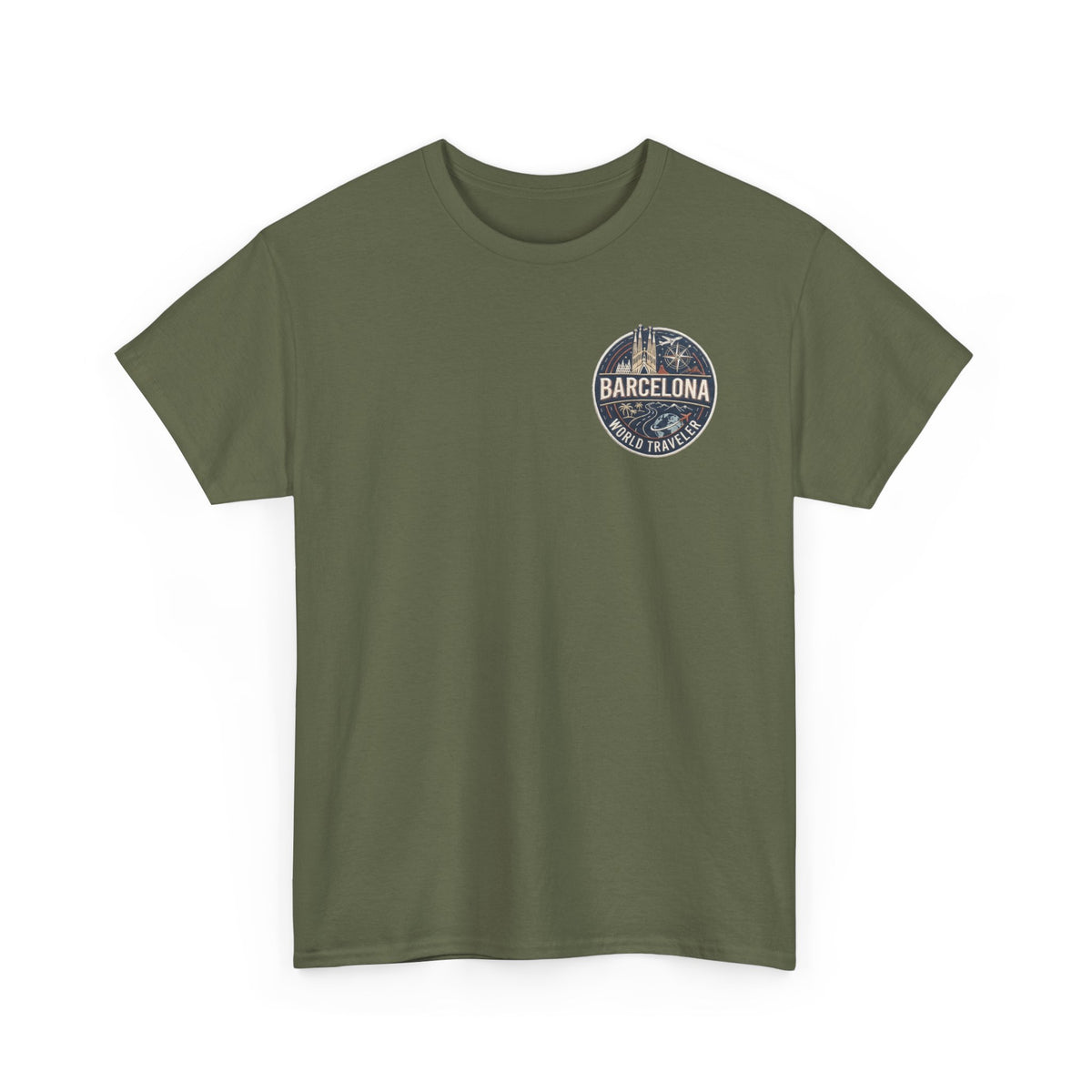 Barcelona World Traveler Unisex Heavy Cotton Tee