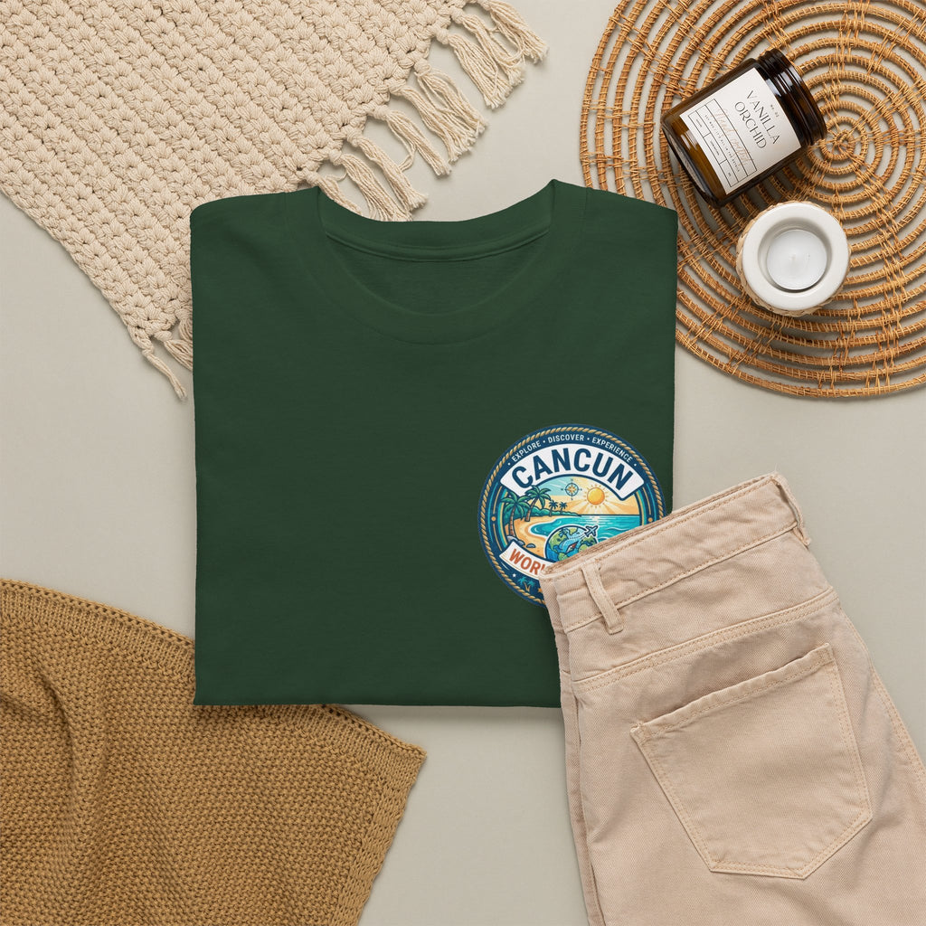 Cancun, Mexico World Traveler Unisex Heavy Cotton Tee