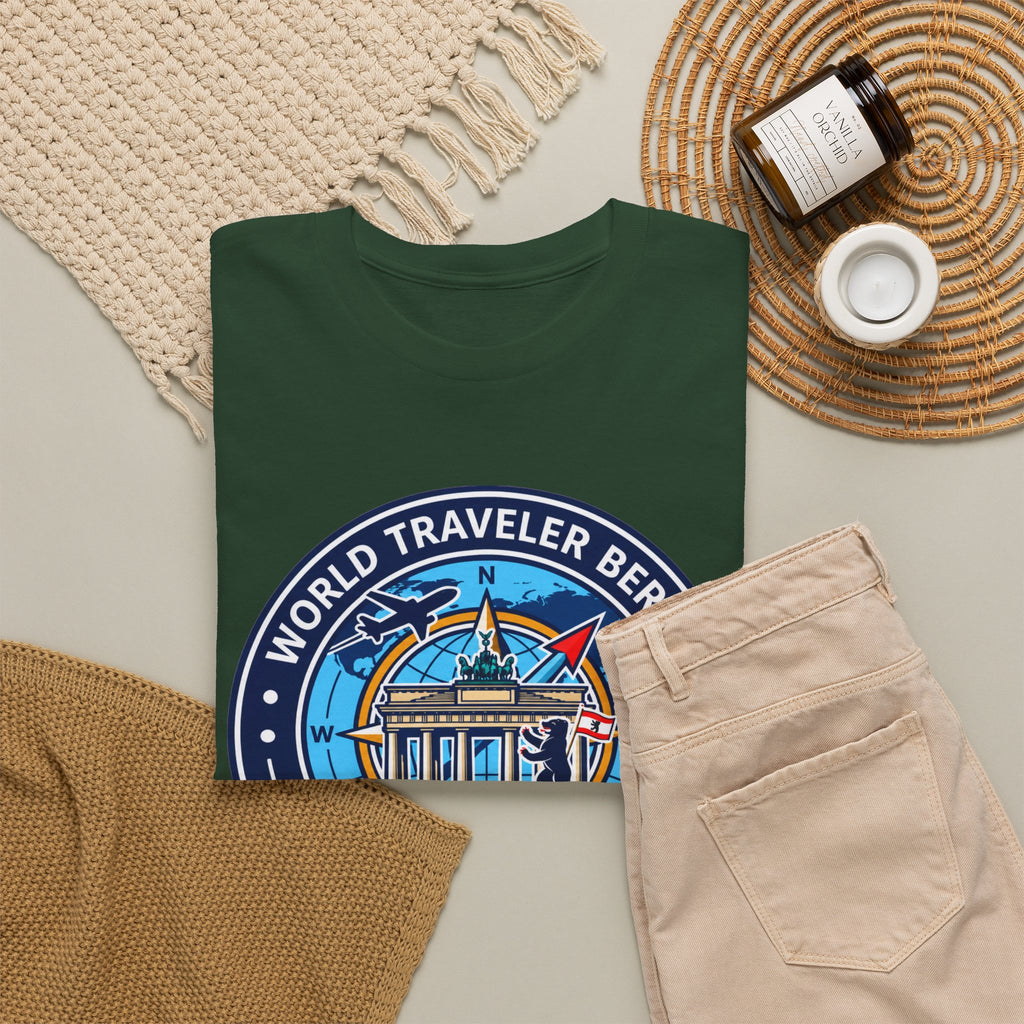 Berlin, Germany World Traveler Unisex Heavy Cotton Tee