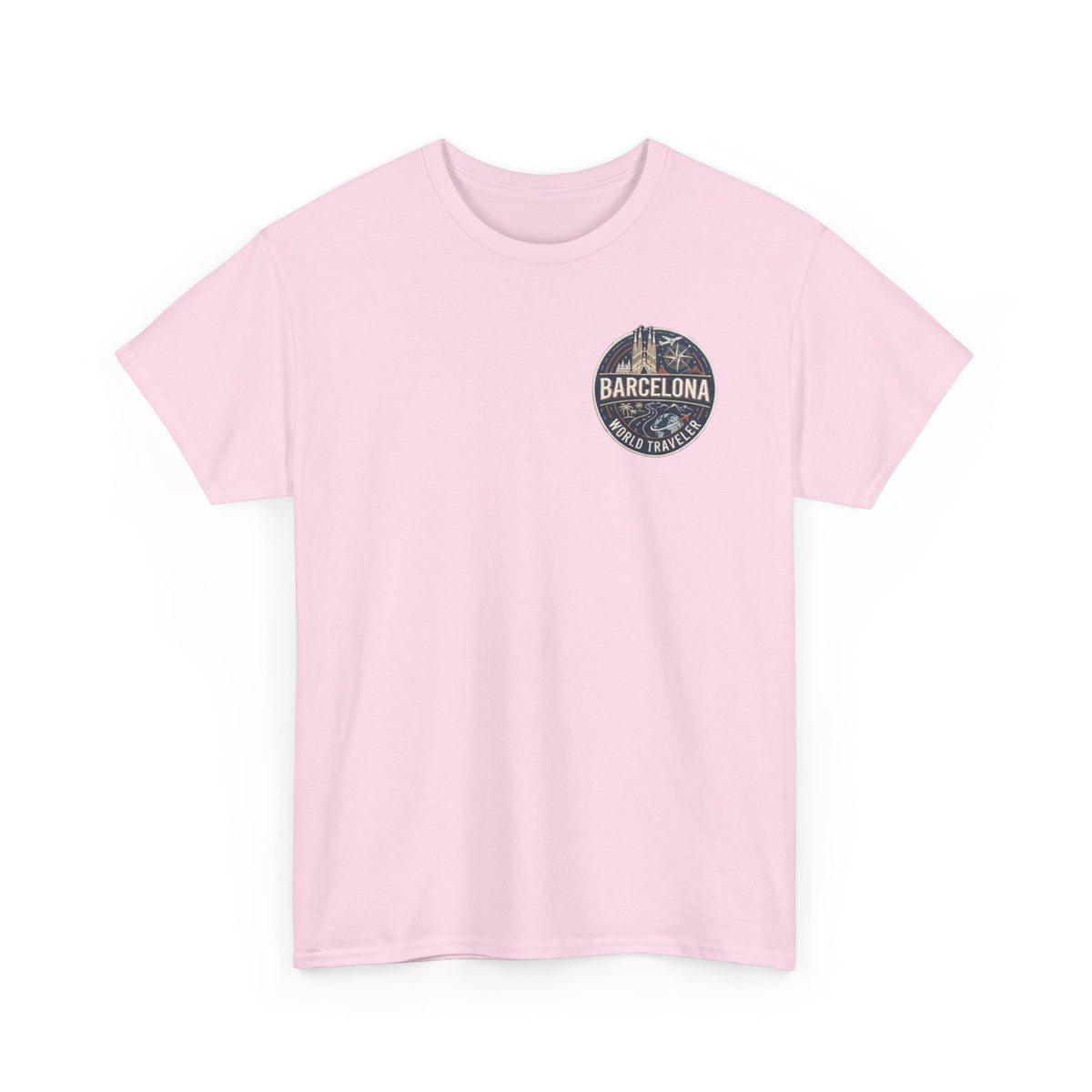 Barcelona World Traveler Unisex Heavy Cotton Tee