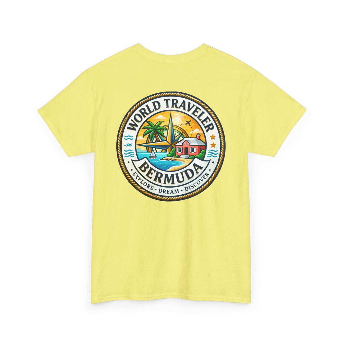 Bermuda World Traveler Unisex Heavy Cotton Tee
