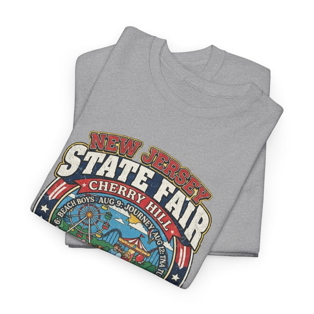 Nj State Fair 1986 vintage graphic Unisex Heavy Cotton Tee