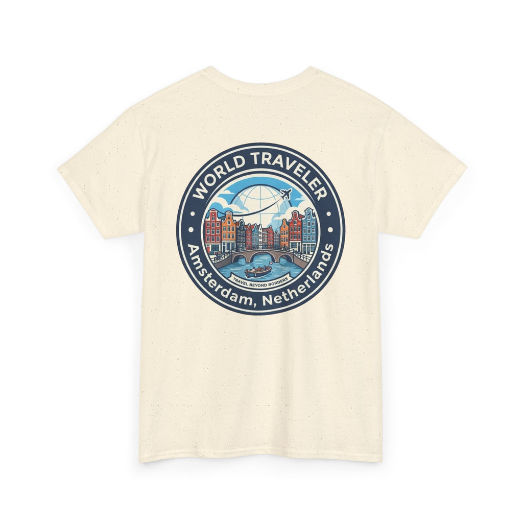 Amsterdam World Traveler Unisex Heavy Cotton Tee