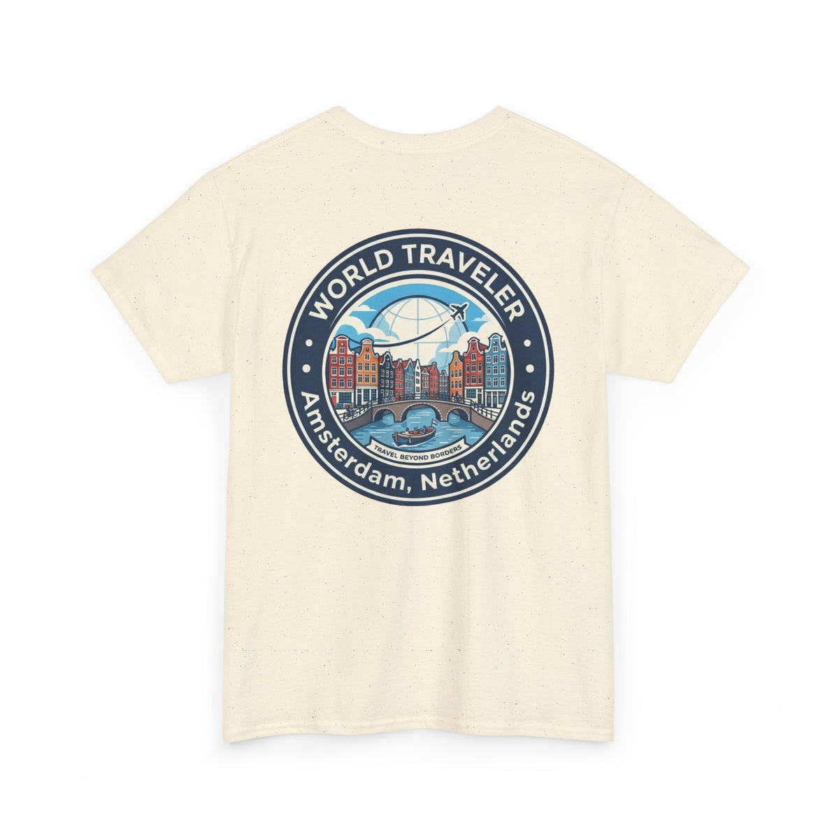 Amsterdam World Traveler Unisex Heavy Cotton Tee