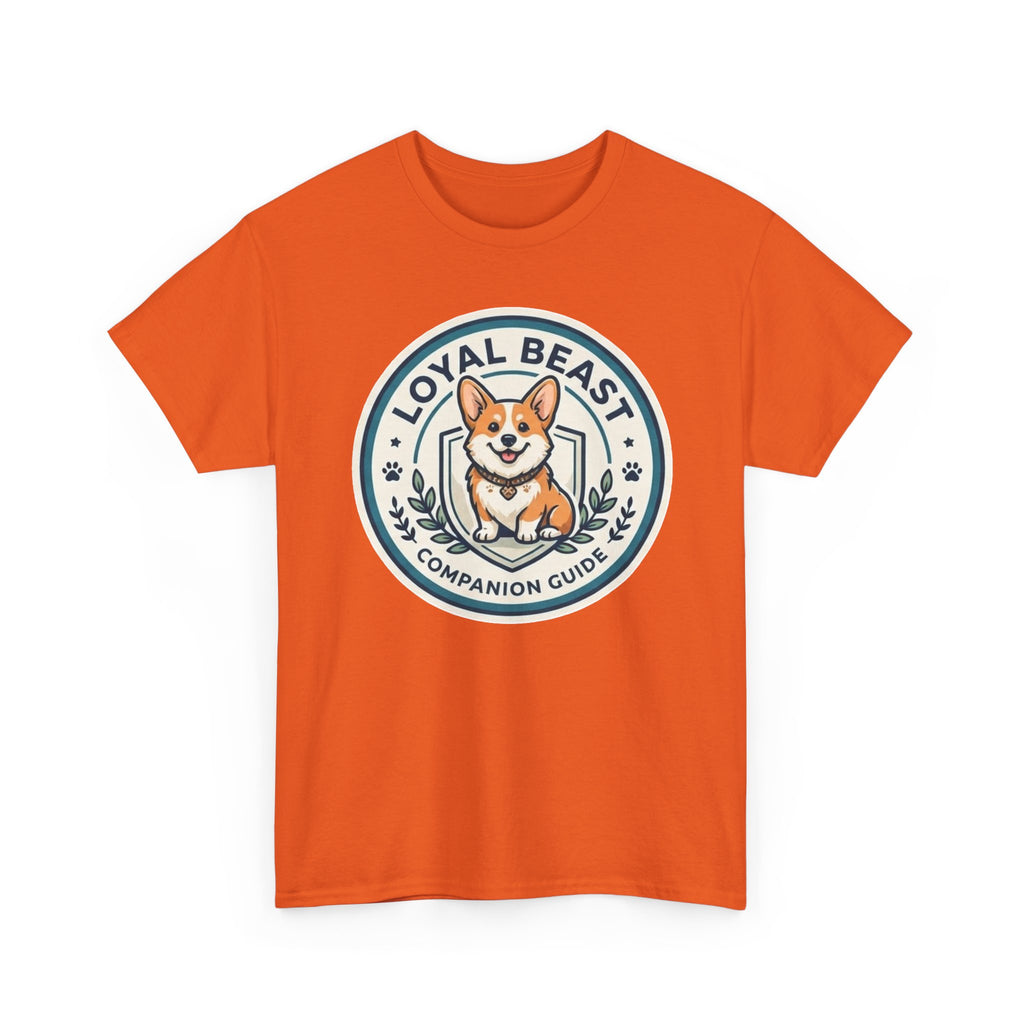 Loyal Beast Corgi Unisex Heavy Cotton Tee