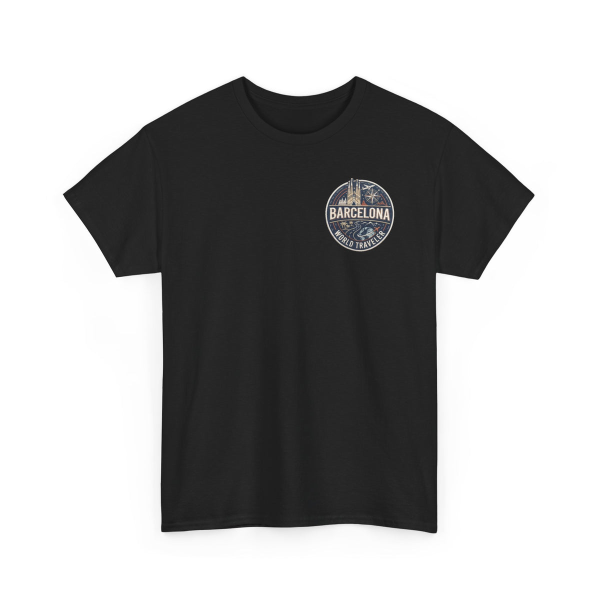 Barcelona World Traveler Unisex Heavy Cotton Tee