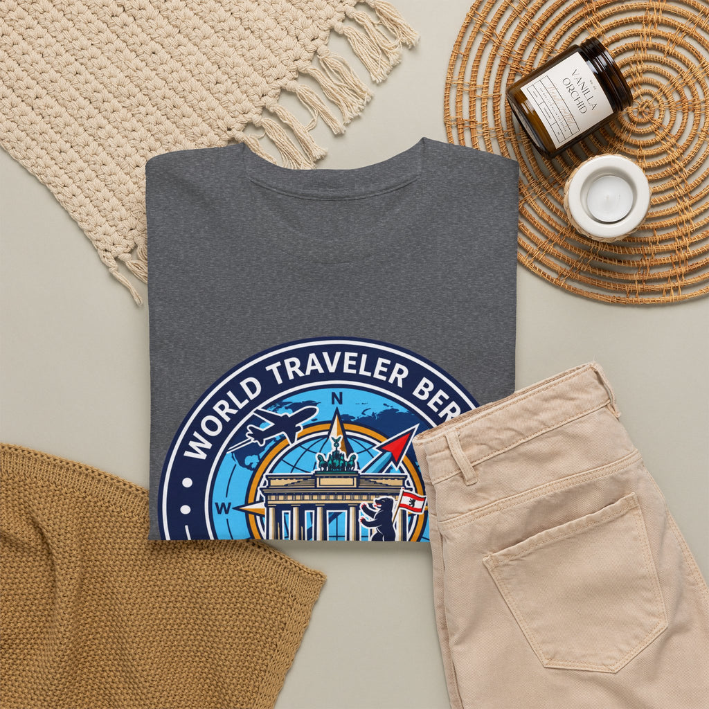 Berlin, Germany World Traveler Unisex Heavy Cotton Tee