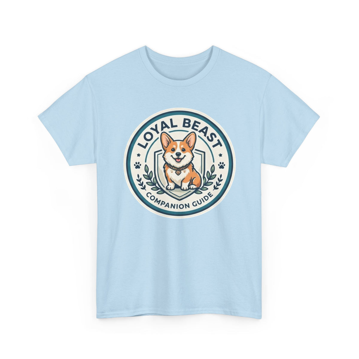 Loyal Beast Corgi Unisex Heavy Cotton Tee
