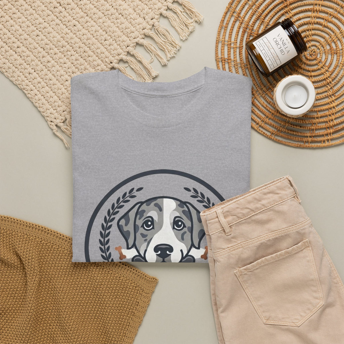 Loyal Beast Dog Maggie Unisex Heavy Cotton Tee
