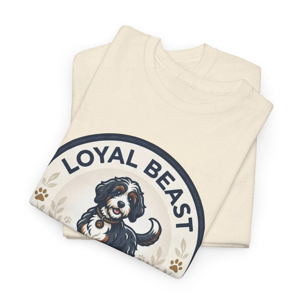 Loyal Beast Bernadoodle Unisex Heavy Cotton Tee