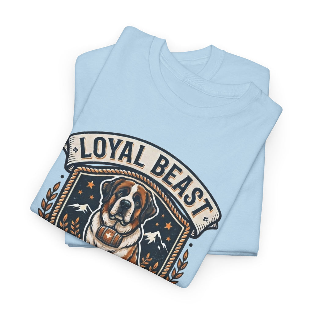 Loyal Beast Saint Bernard Unisex Heavy Cotton Tee