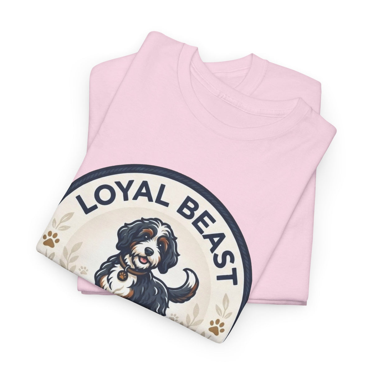 Loyal Beast Bernadoodle Unisex Heavy Cotton Tee