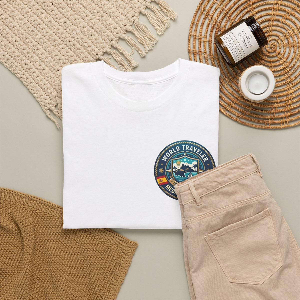 Ibiza, Spain World Traveler Unisex Heavy Cotton Tee