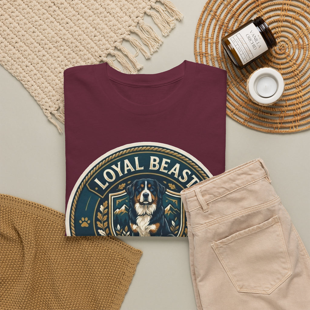 Loyal Beast Bernese Mountain Dog Unisex Heavy Cotton Tee