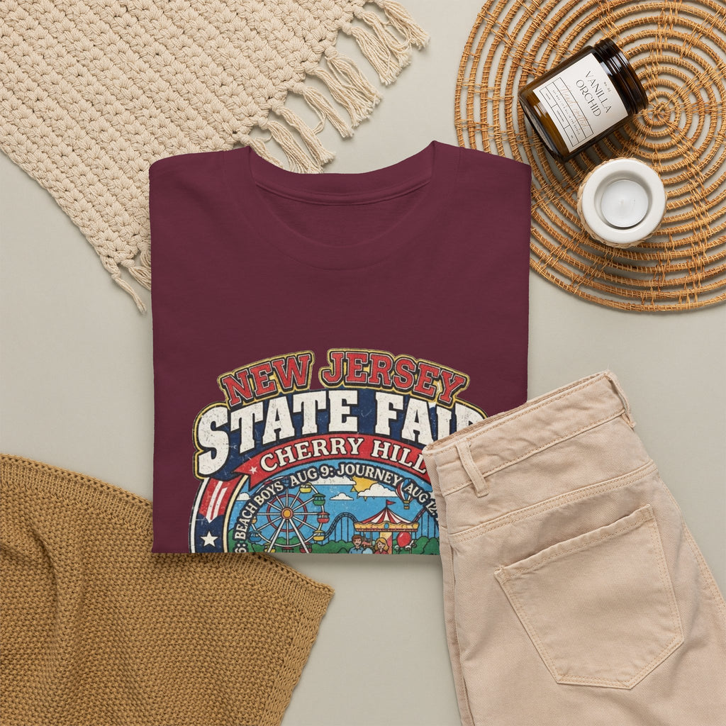 Nj State Fair 1986 vintage graphic Unisex Heavy Cotton Tee