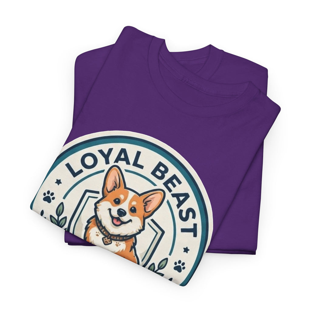 Loyal Beast Corgi Unisex Heavy Cotton Tee