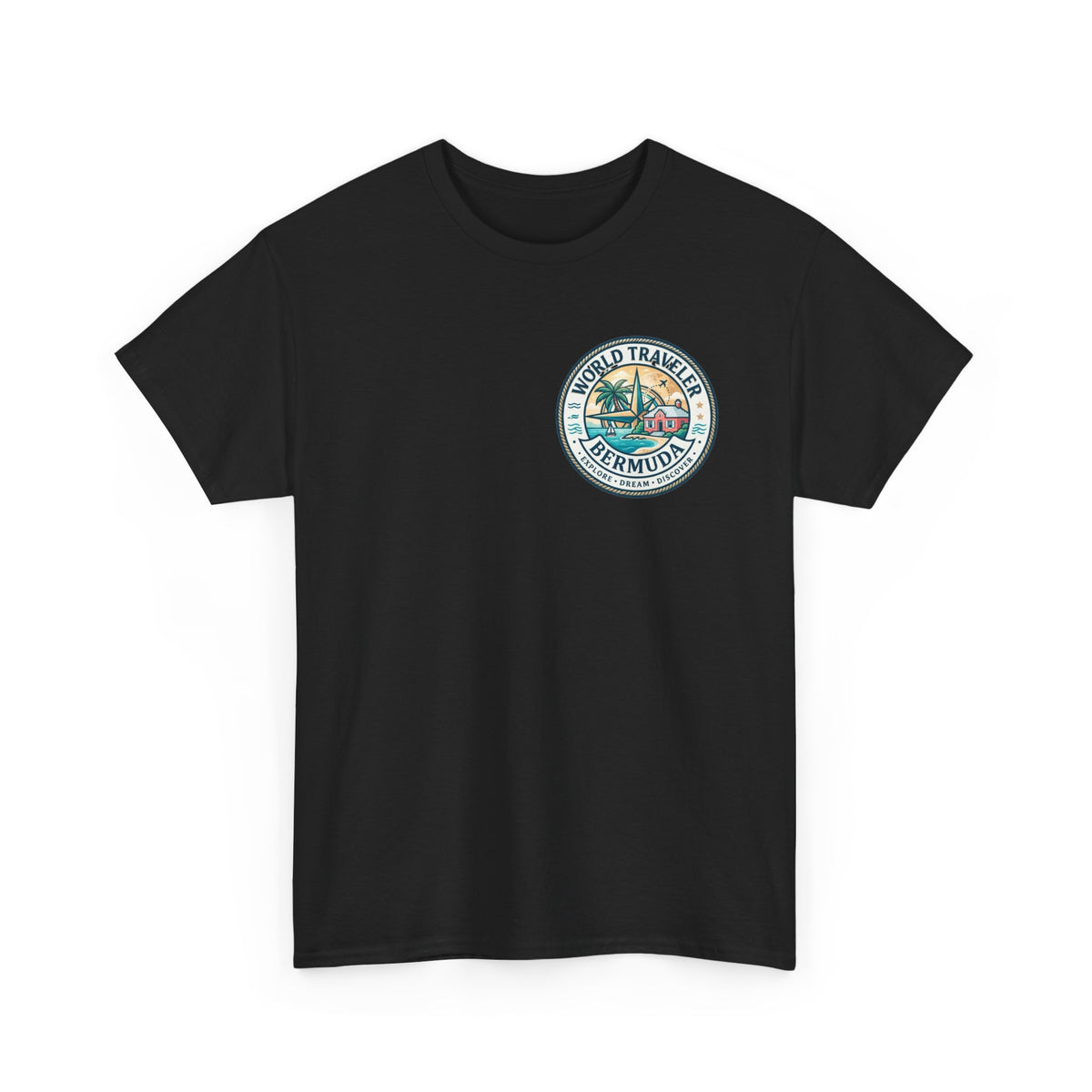 Bermuda World Traveler Unisex Heavy Cotton Tee