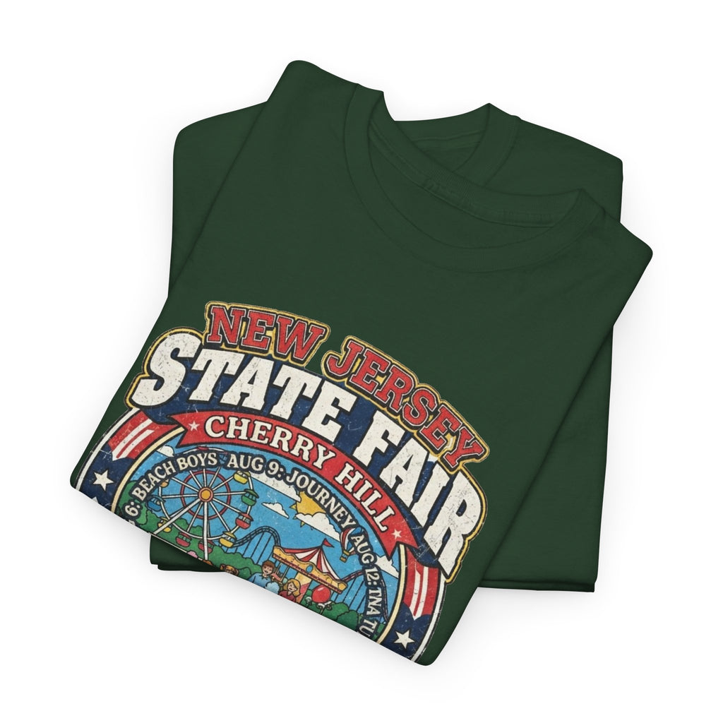 Nj State Fair 1986 vintage graphic Unisex Heavy Cotton Tee
