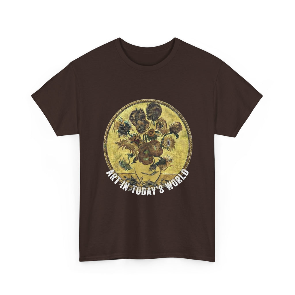Art in Today’s World dying sunflowers T shirt