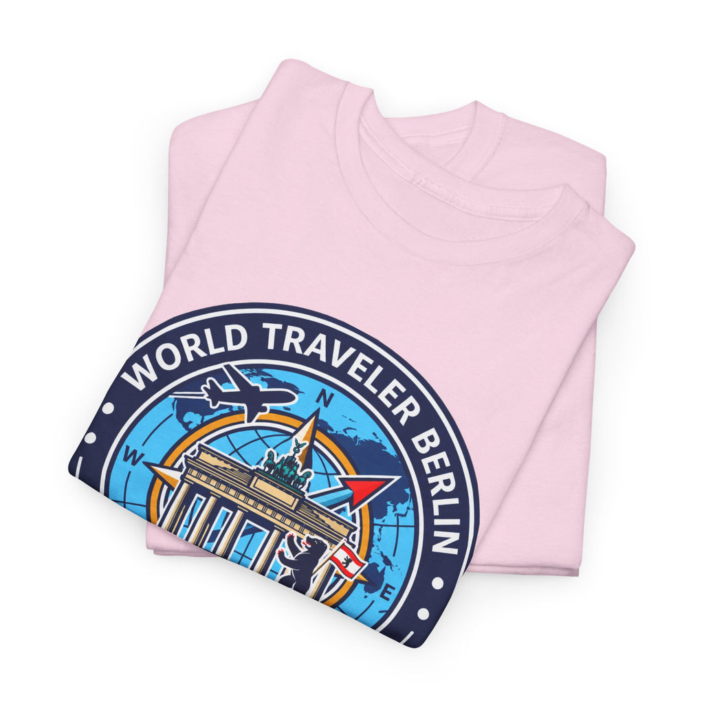Berlin, Germany World Traveler Unisex Heavy Cotton Tee