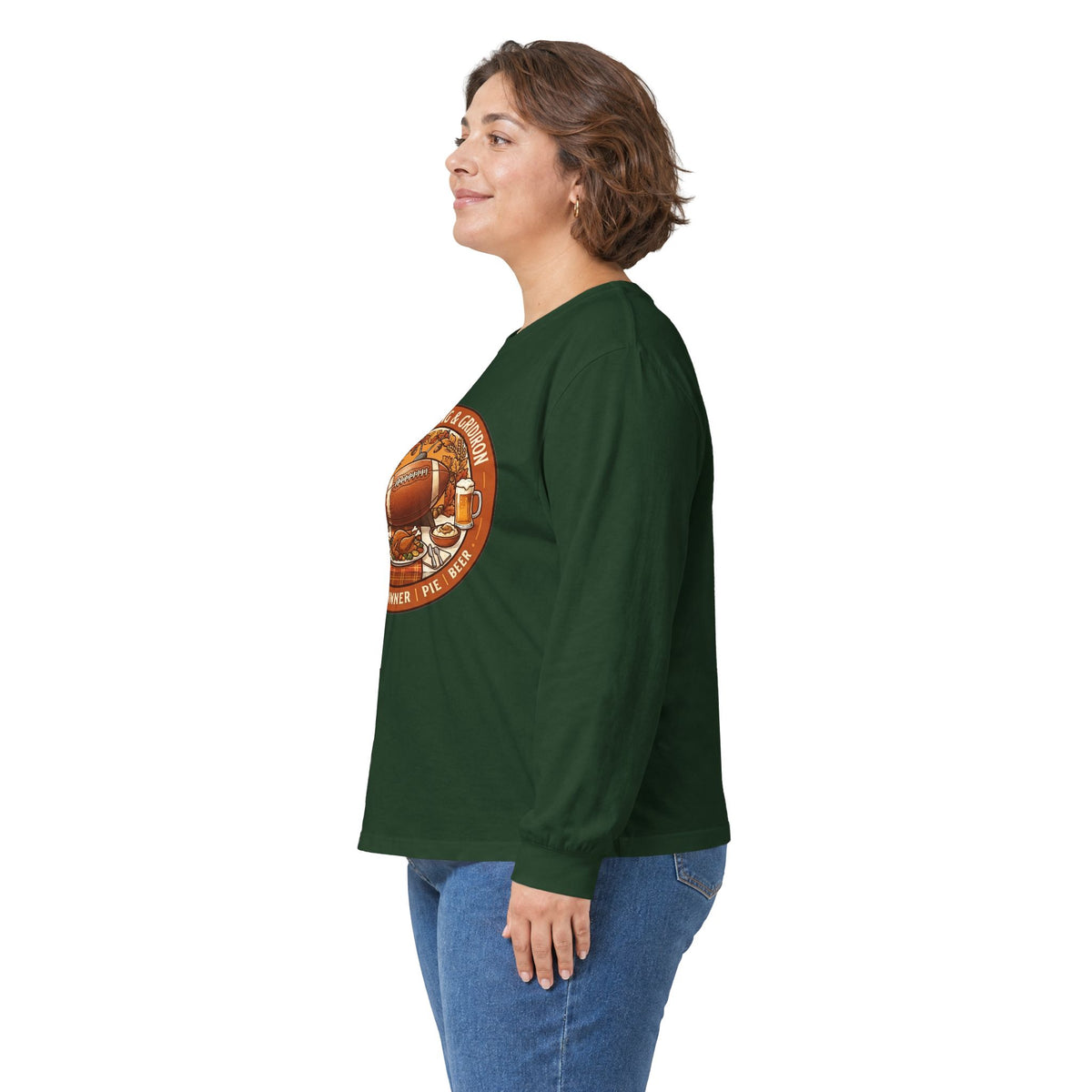 Thanksgiving Football Unisex Ultra Cotton Long Sleeve Tee