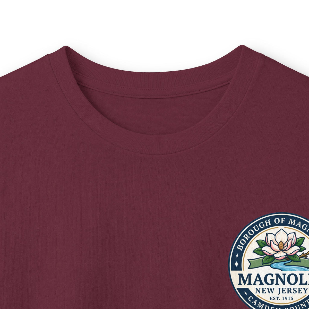 Magnolia, NJ Front and Back Logo Long Sleeve Tee Unisex Ultra Cotton